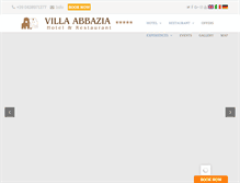 Tablet Screenshot of hotelabbazia.com