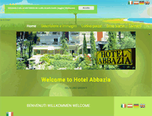 Tablet Screenshot of hotelabbazia.net